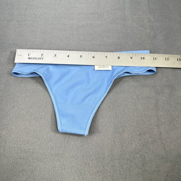 Auden Womens Size XS 0-2 Panty Thong Seamless Oeko-Tex Blue New With Tags - Picture 6 of 8